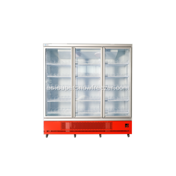 Refrigerador de bebidas de puerta de vidrio económico comercial para la venta